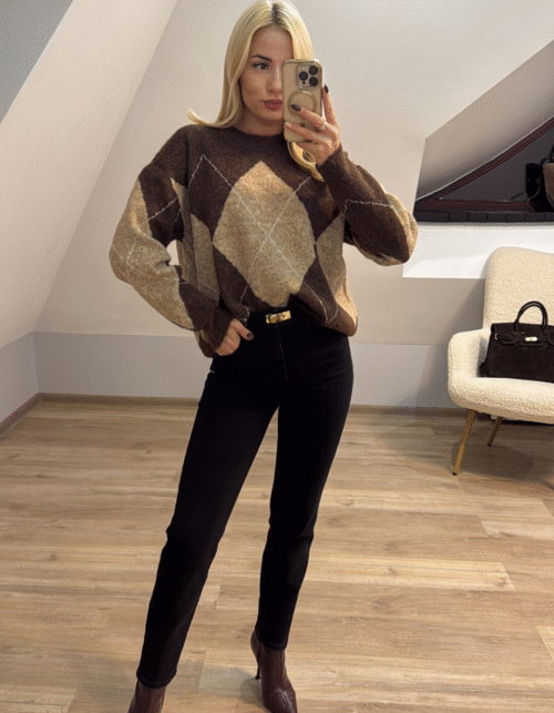 Spodnie czarne Redi MOM FIT RD2803