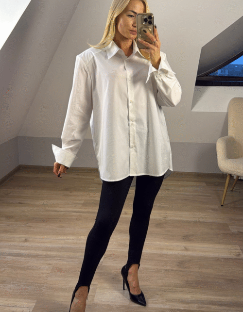 Koszula Bawełniana Kenza (biała)