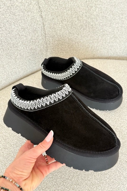 BUTY SKÓRZANE ZAMSZOWE COMO CZARNE